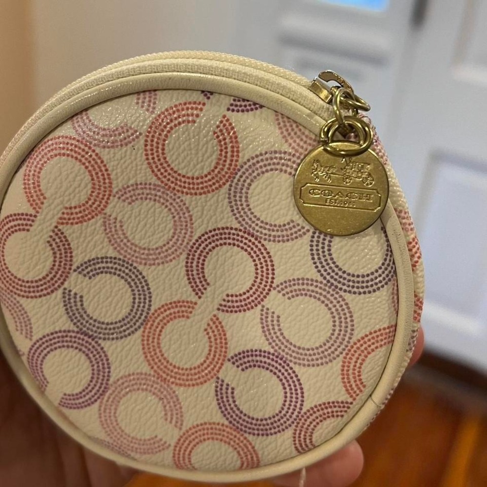 Y2K 2000s Coach Signature Cs Mini Charm Bag / clutch